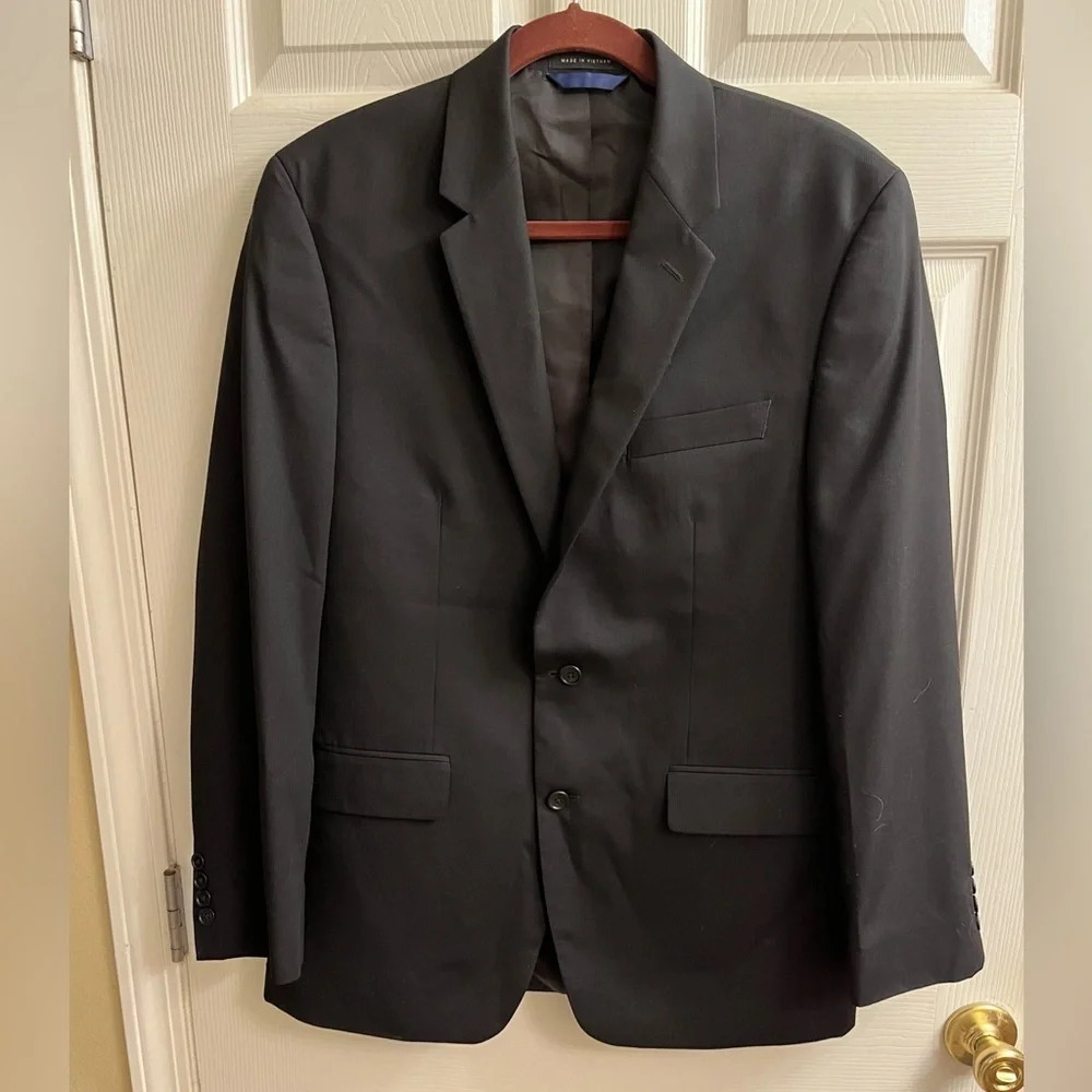 MEN’S ALFANI /MACY’S~ BLACK SPORT COAT~39R